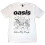 Oasis (M, White) Oasis Definitely Maybe Line Drawing T Shirt 2