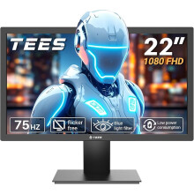 Tees 22 inch FHD Monitor, 75Hz 5ms NTSC 72% Desktop Monitor