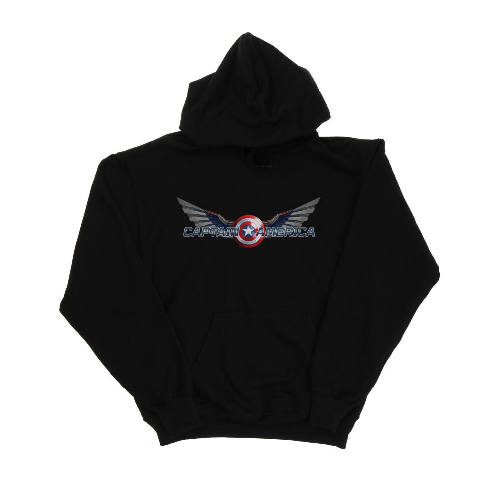 Falcon And The Winter Soldier Captain America Logo Hoodie