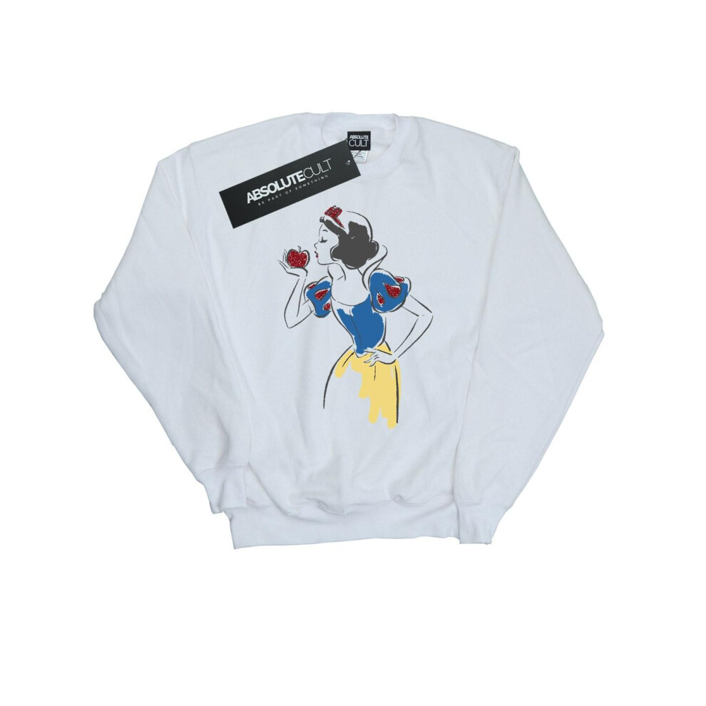 Snow White Apple Glitter Sweatshirt