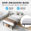 House of Home (Single) Metal Bed Frame Durable Black Powder Coating 2