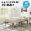 House of Home (Single) Metal Bed Frame Durable Black Powder Coating 7