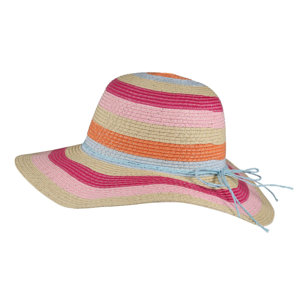 Regatta Childrens/Kids Mayla Striped Straw Sun Hat