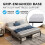 House of Home (King) Metal Bed Frame Durable Black Powder Coating 4