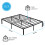 House of Home (King) Metal Bed Frame Durable Black Powder Coating 9