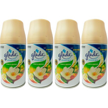 4 x Glade Automatic Spray Refill 269ml - Amber & Jasmine