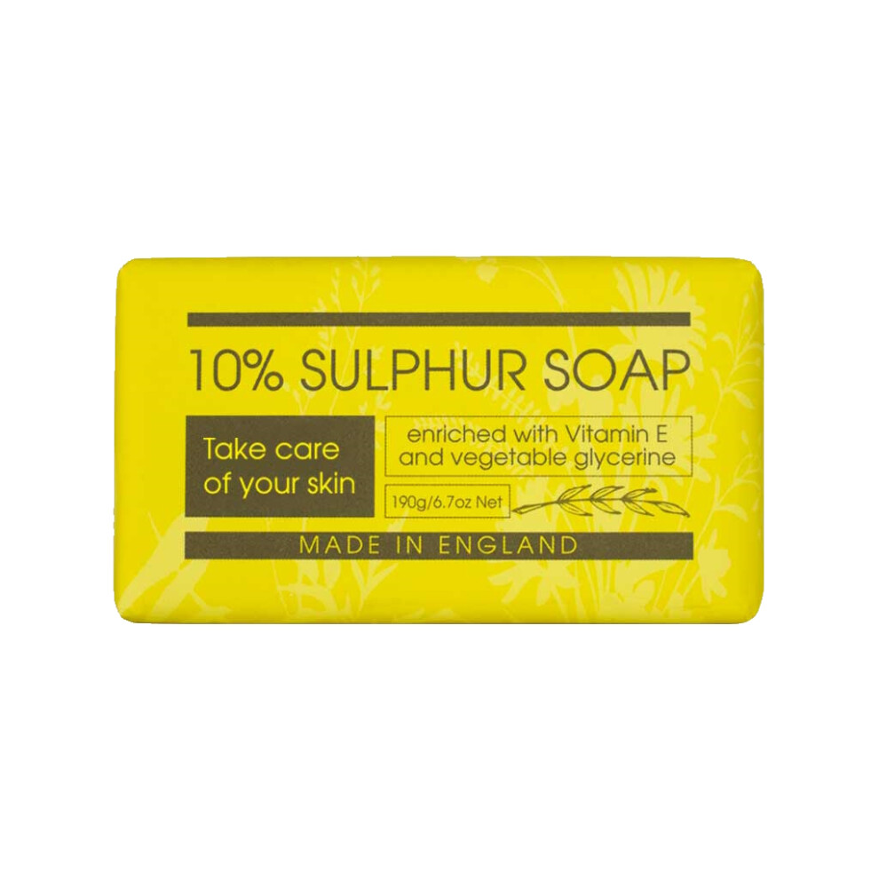 The English Soap Company 10% Sulphur Soap 200g