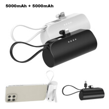 (Pink + Green) Mini Power Bank with Stand, for iPhone 14/13/12