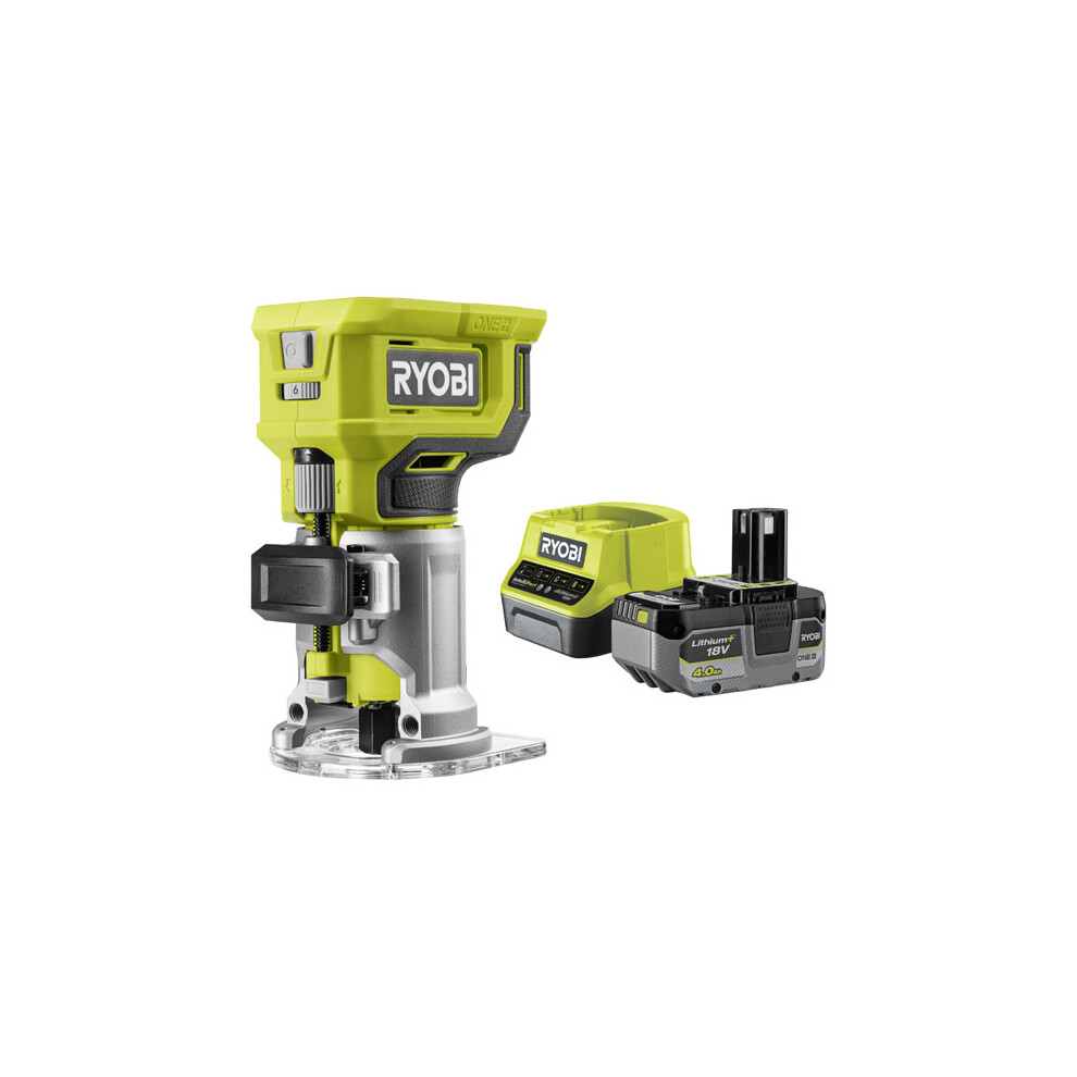 Ryobi ONE+ Trim Router Starter Kit (1x 4.0Ah) 18V RTR18-1X40GL