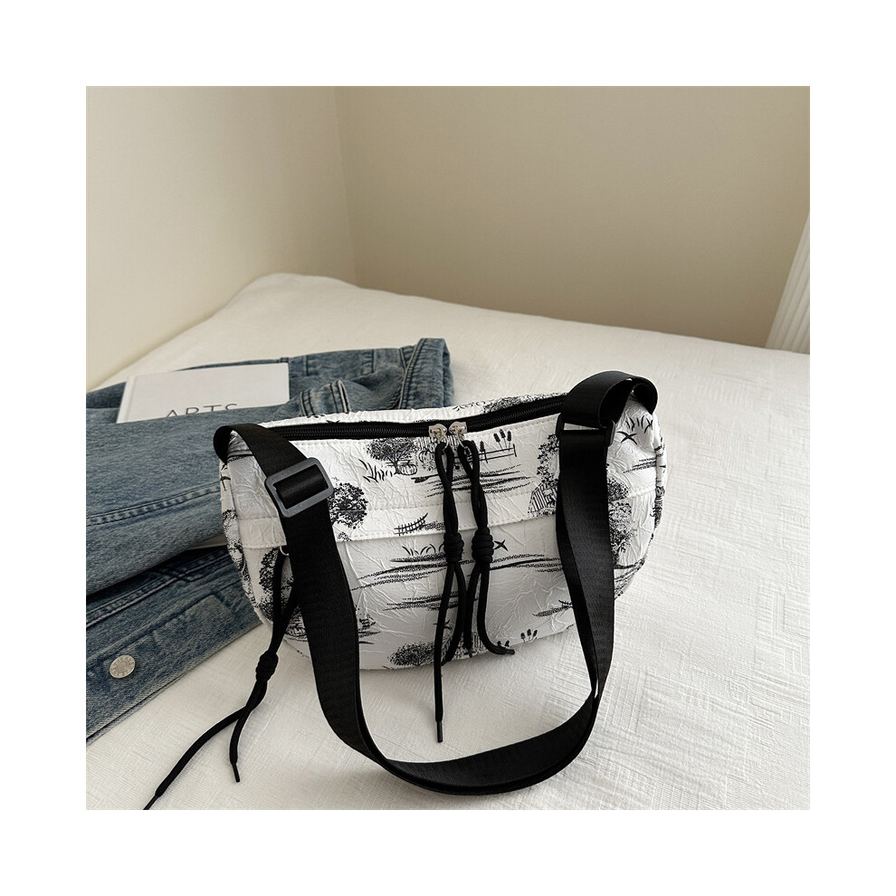 (Black) Trendsetting Crossbody Bag With Zipper Closure And Spacious Interior For Modern Women-image-OPC-PFJPXYW-NEW