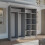 MN Furniture (Grey , 203 cm ) Stylish Sliding wardrobe with Curved Mirror 2