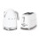 Smeg Smeg 50's Style Retro Range Breakfast Set, 1.7L 3000W Variable Temperature Kettle and 2-Slice 950W Toaster, White 1
