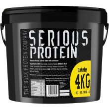 (Banana) SERIOUS PROTEIN  Protein Powder 4kg Low Carb Supports Lean Muscle Growth