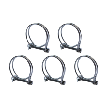 (Pack of 5) Pisces Double Wire Pond Hose Clips - 38/40mm