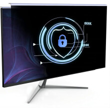 DEJIMAX 24 inch 16:9 Monitor Privacy Filter, Hanging Anti-blue Light Filter for Computers