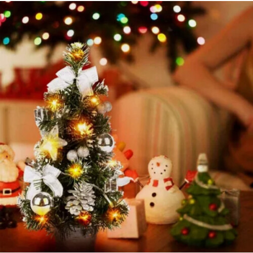 Table Tree Small Decoration with LED Lights 2