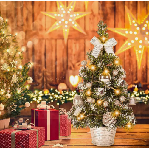 Table Tree Small Decoration with LED Lights