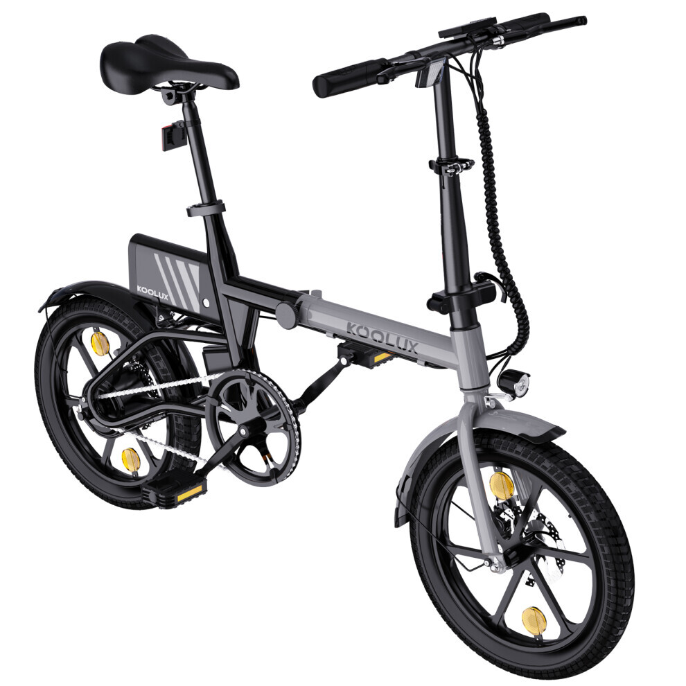 KOOLUX X1 Folding Electric Bike 350W 36V 16*2.5 Tire E-Bike 60km Range Battery Capacity 6.0AH Pedal Assist Foldbable E-Bike