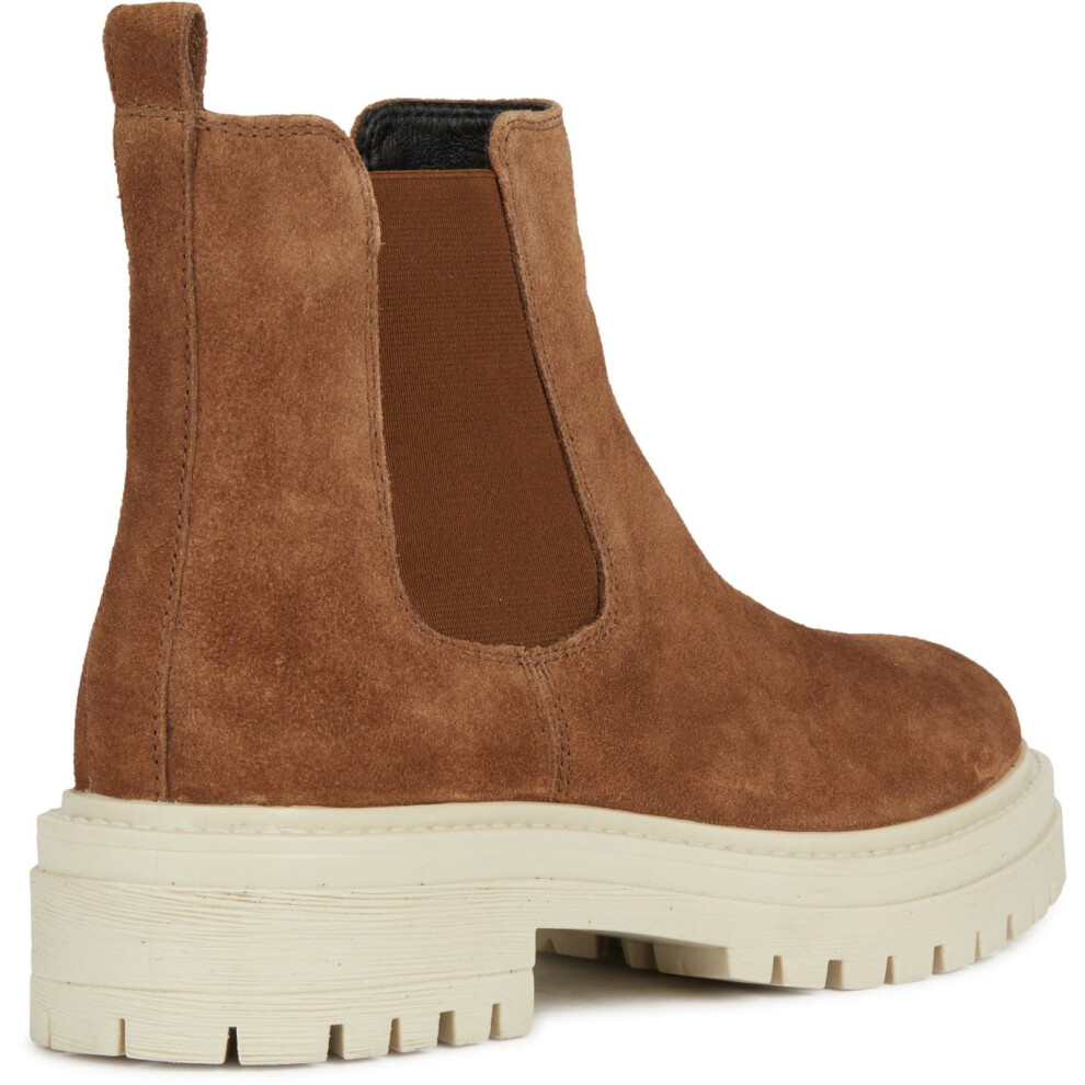 Geox (, 7 (Adults')) D Iridea Leather Women's Boots Brown