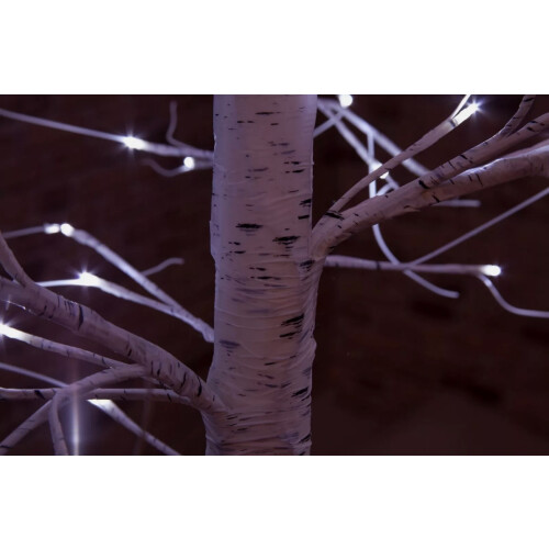 "Winter's Magic: LED-Lit White Decorative Tree 6FT 2