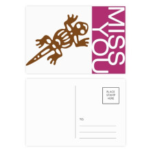 Mexico Totems Gecko Lizard Ancient Civilization Miss Postcard Set Thanks Card Mailing Side 20pcs