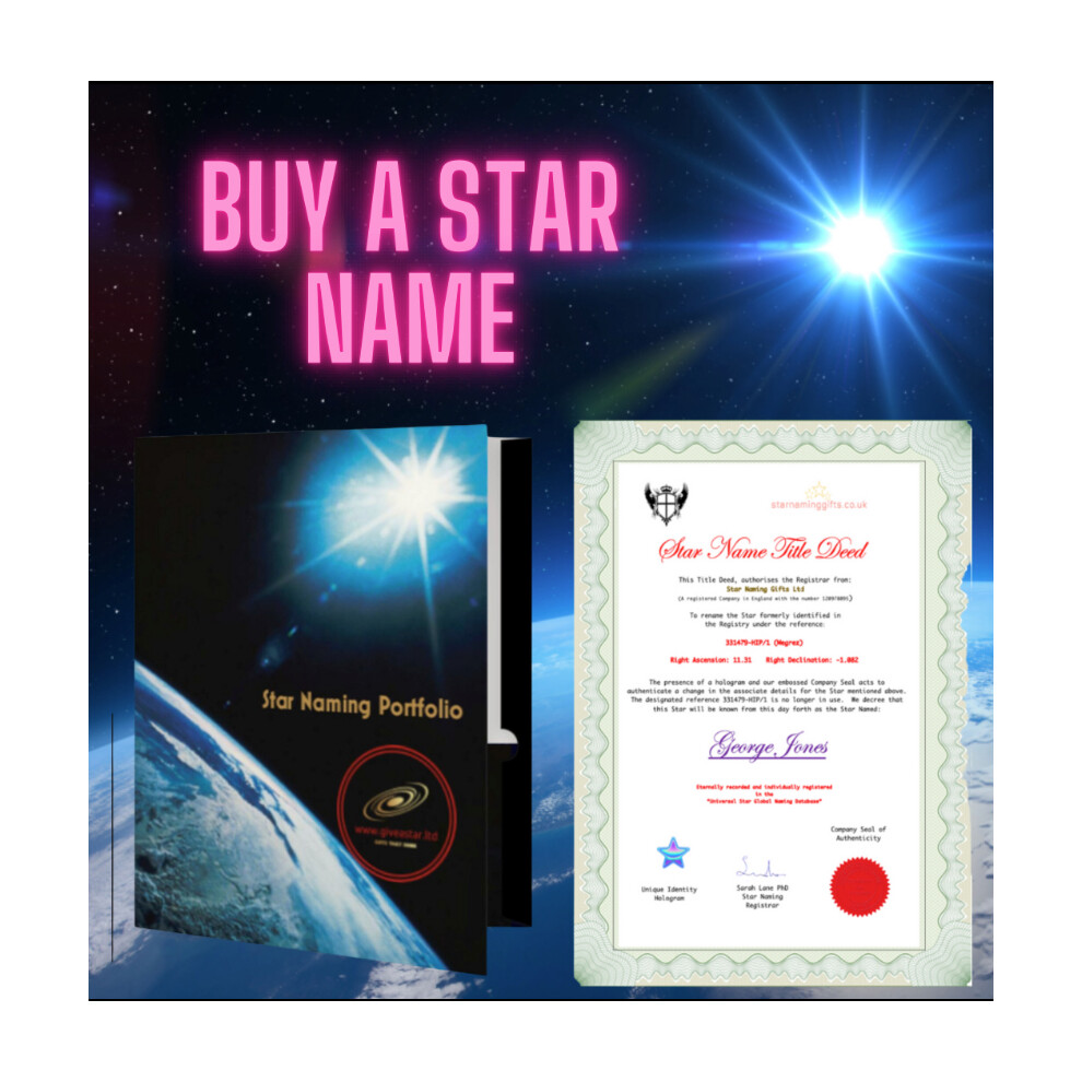 Name a Star - Gift Package