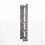Living And Home 5 Tier Regin Wood Corner Bookcase Modern Unit Book shelf 5