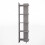 Living And Home 5 Tier Regin Wood Corner Bookcase Modern Unit Book shelf 4