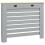Homcom HOMCOM Radiator Cover with Drawer, Horizontal Slat, 111cm, Grey 1
