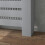 Homcom HOMCOM Radiator Cover with Drawer, Horizontal Slat, 78cm, Grey 6