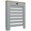 Homcom HOMCOM Radiator Cover with Drawer, Horizontal Slat, 78cm, Grey 1