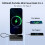 (Black+White) Mini Compact Power Bank for iPhone 14/13/X Android 7