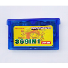 369-in-1 GBA Multi-Cart for GBM, GBA SP, NDS & NDSL - Hundreds of games including Pokemon, Super Mario, Contra, Mega Man