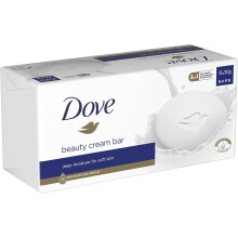 6 Bars in 1 Box DOVE Original With ¼ Moisturising Cream Beauty Bar Soap 90g X 6