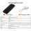 (Blue) 10000mAh Slim Power Bank External Battery Pack 9
