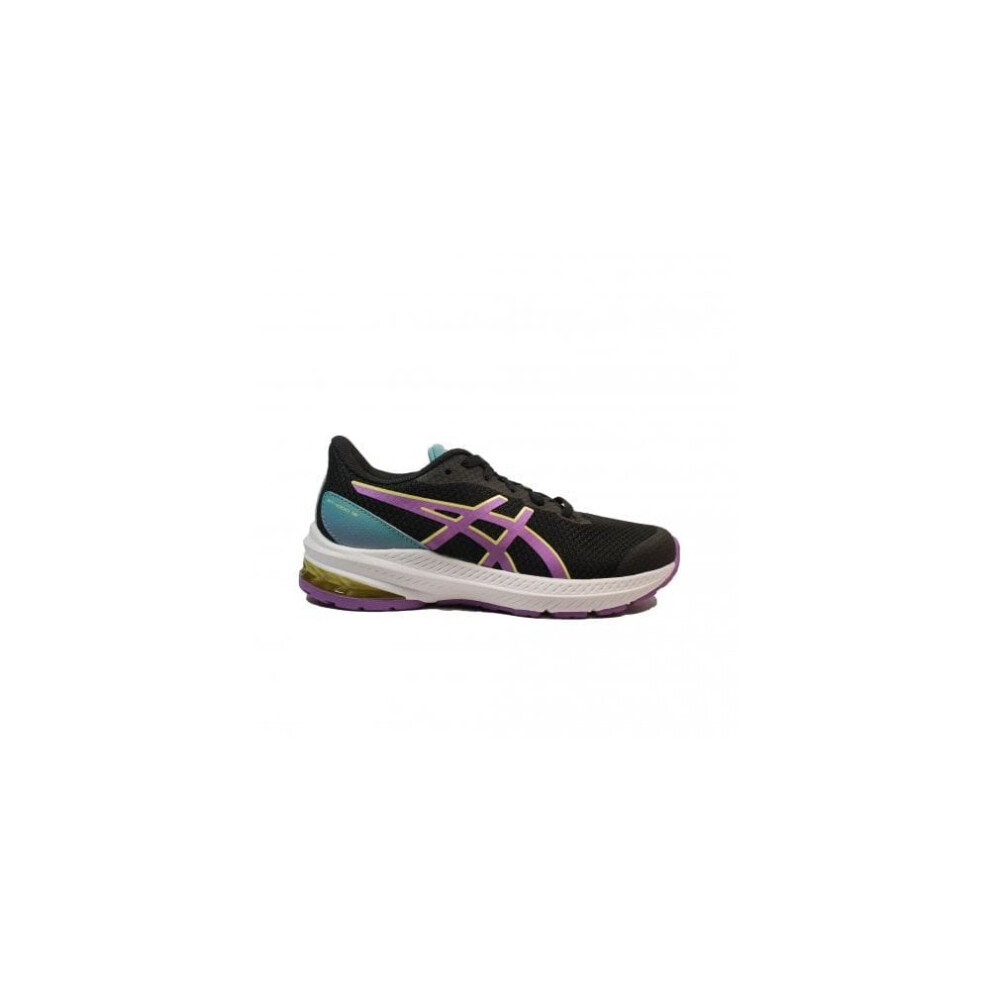 (5 (Adults')) GT-1000 12 GS | Black/Cyber Grape  | Childrens Running Trainers