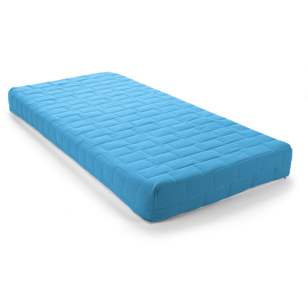 (Single, Light Blue) 25cm Jazz All Foam Foamex Visco Therapy Mattress-image-OPC-PFJRKWZ-NEW