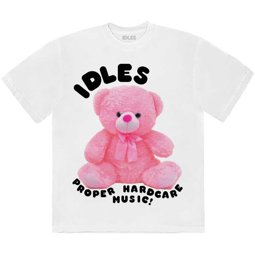 (M, White) Idles Proper Hardcore T Shirt 1