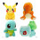 4Pcs Pokemon Pikachu Squirtle Plush Toy Stuffed Doll 1