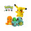 4Pcs Pokemon Pikachu Squirtle Plush Toy Stuffed Doll 4