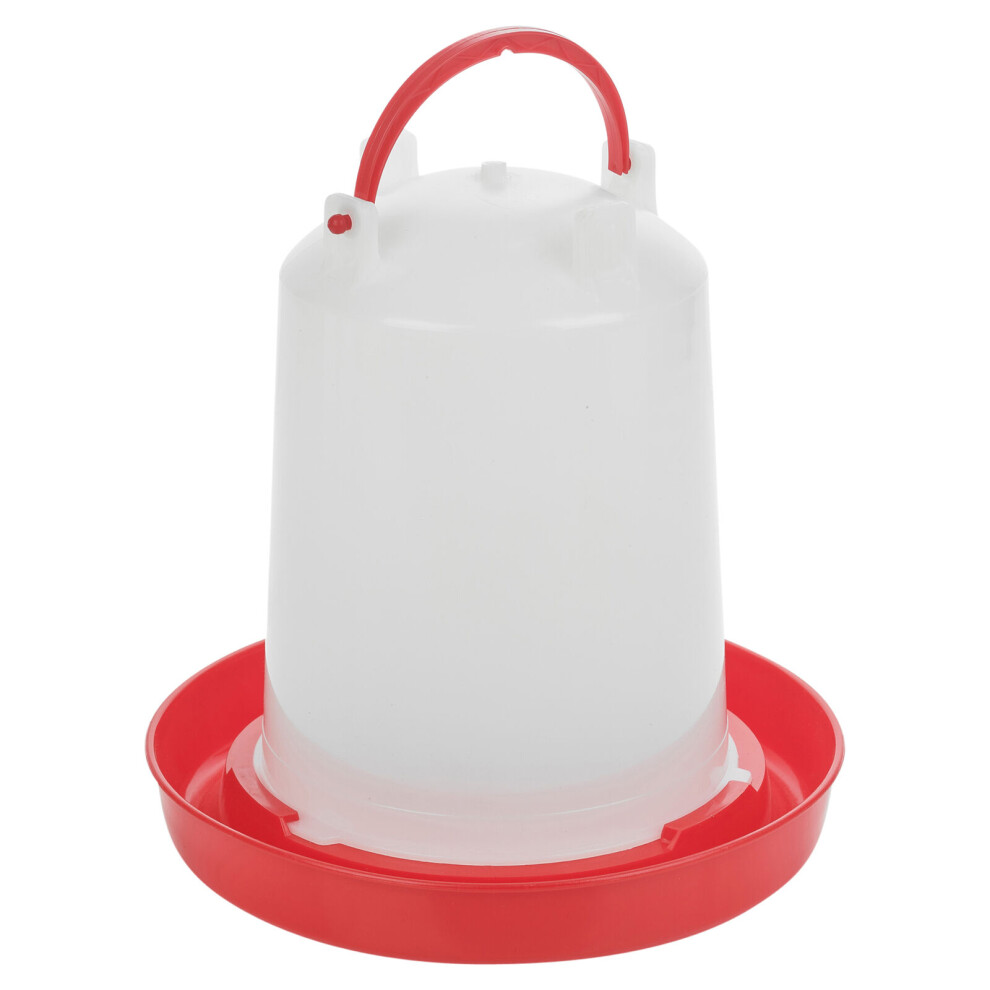 3L Large Chicken Drinker Feeder Poultry Bird Duck Water with Handle