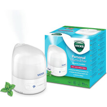 (0.7 L) Vicks Personal Cool Mist Ultrasonic Humidifier Small, Easy to Use, Quiet