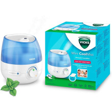 (1.8 L) Vicks Personal Cool Mist Ultrasonic Humidifier Small, Easy to Use, Quiet