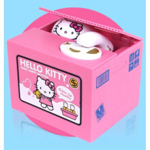 (Hello Kitty) Kids Cartoon Electric Money Box Stealing Money Piggy Bank Toy With Music