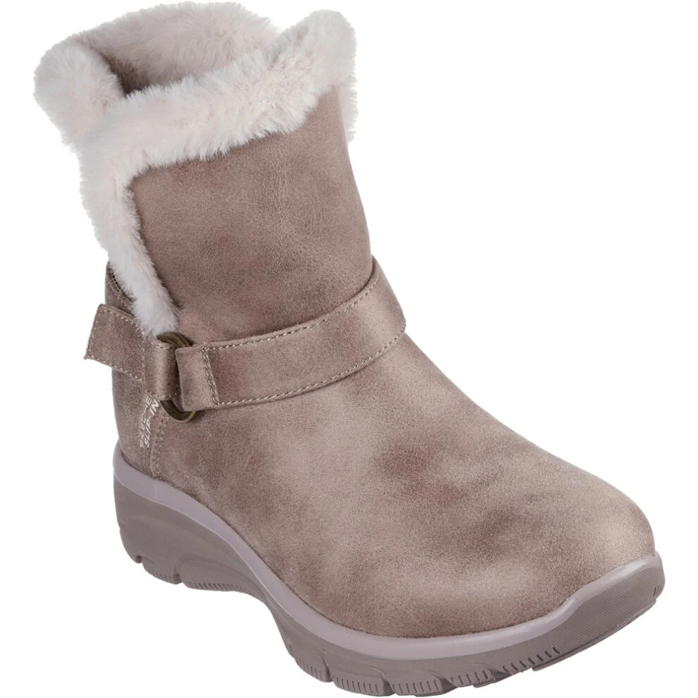 (4 UK, Dark Taupe) Skechers Womens/Ladies Easy Going Dreamers Move Ankle Boots