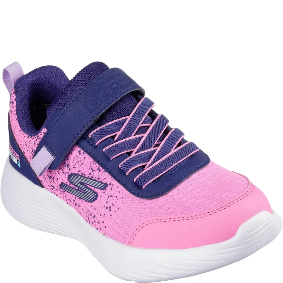 (3 UK, Navy/Hot Pink) Skechers Childrens/Kids Go Run 400 V2 Trainers