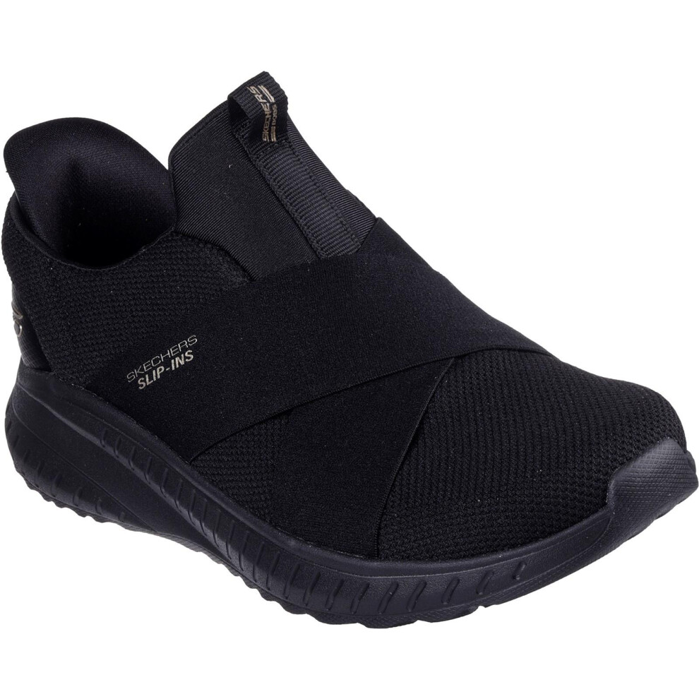 (3 UK, Black) Skechers Womens/Ladies Bobs Squad Chaos Your Moment Shoes