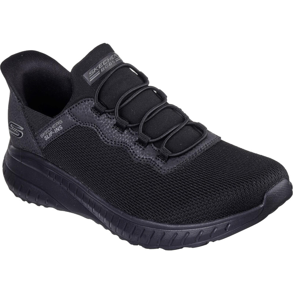 (5 UK, Black) Skechers Womens/Ladies BOBS Sport Squad Chaos Trainers