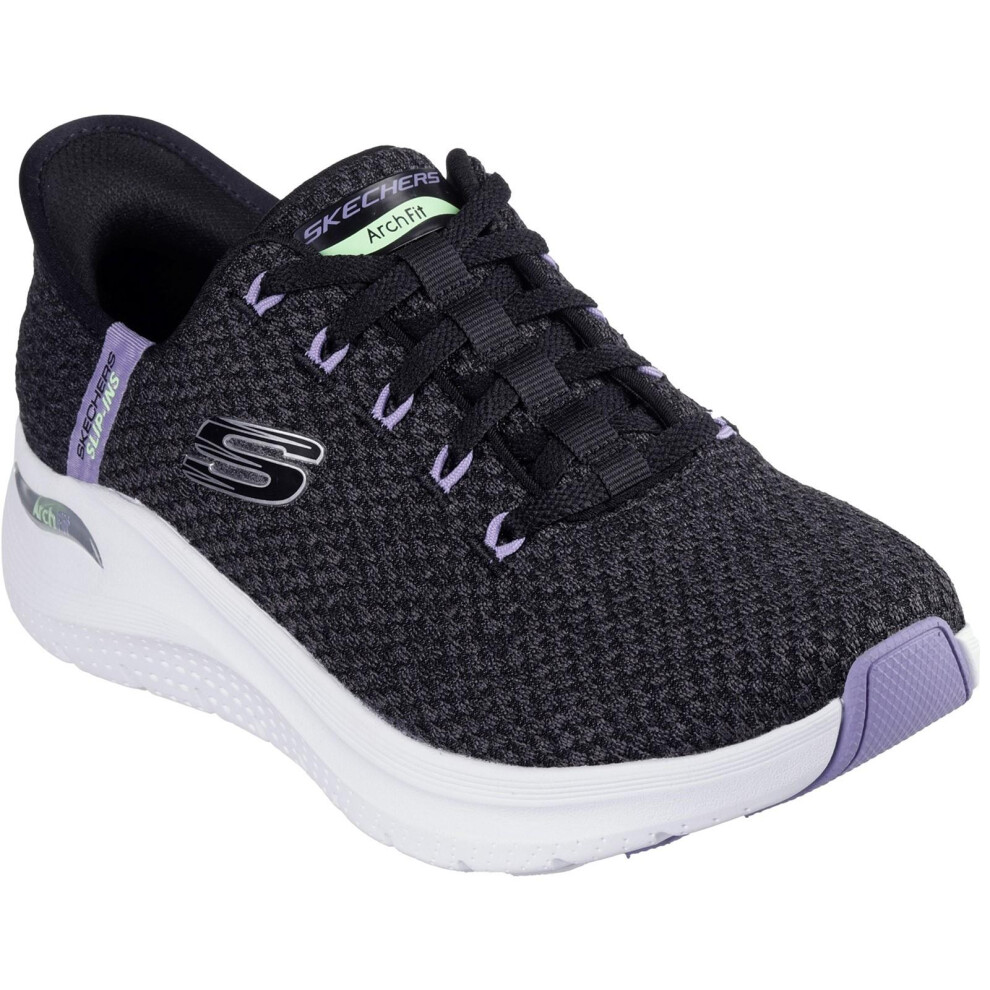 (3 UK, Black) Skechers Womens/Ladies 2.0 Good Energy Arch Fit Trainers