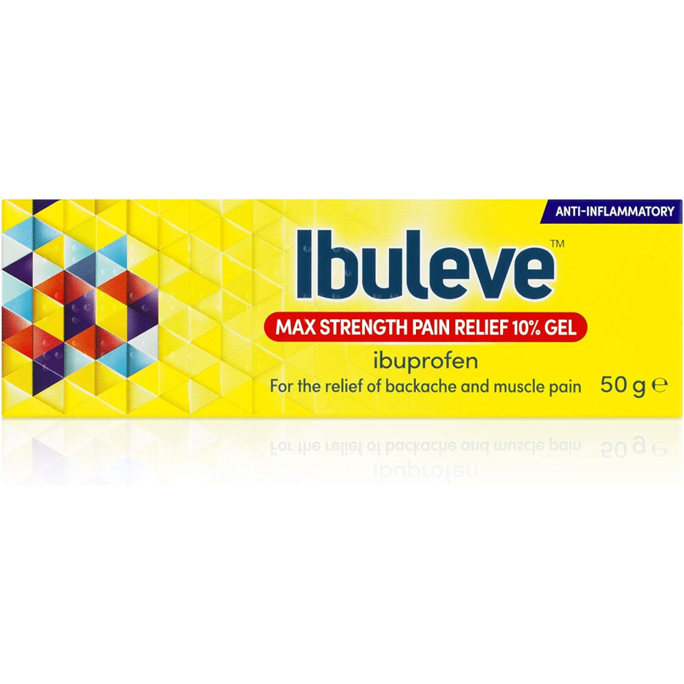 Ibuleve Max Strength Pain Relief 10% Ibuprofen Gel, Maximum